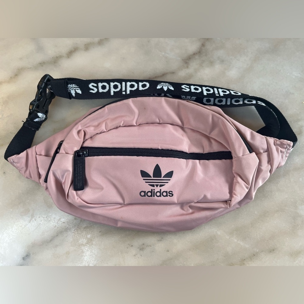 Adidas pink fanny pack